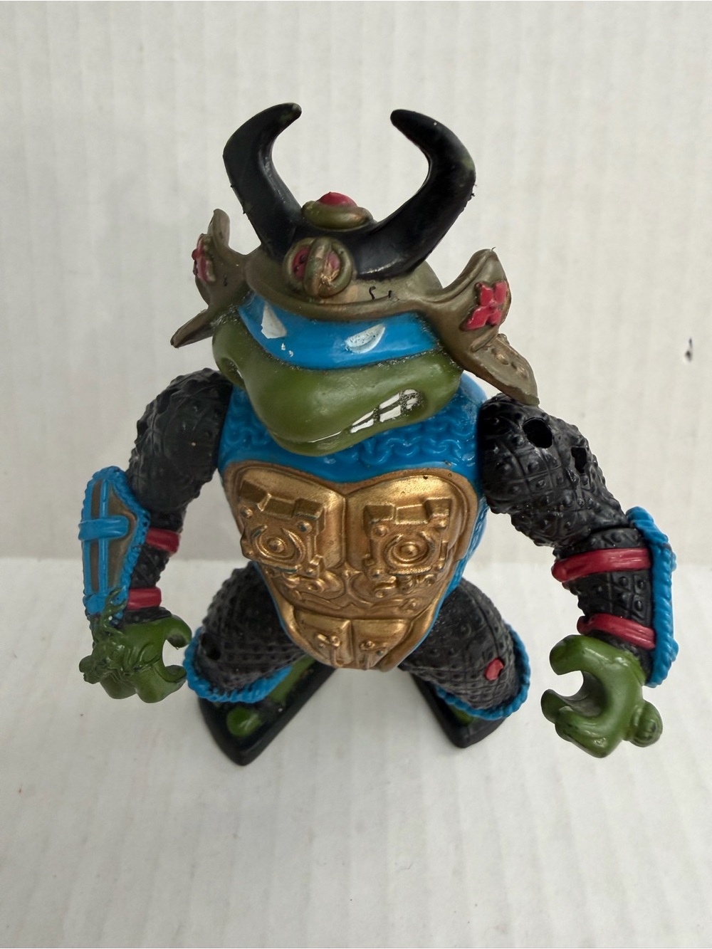 Vintage 1990 Playmates Leo the Sewer Samuari Teenage Mutant Ninja Turtles Figure
